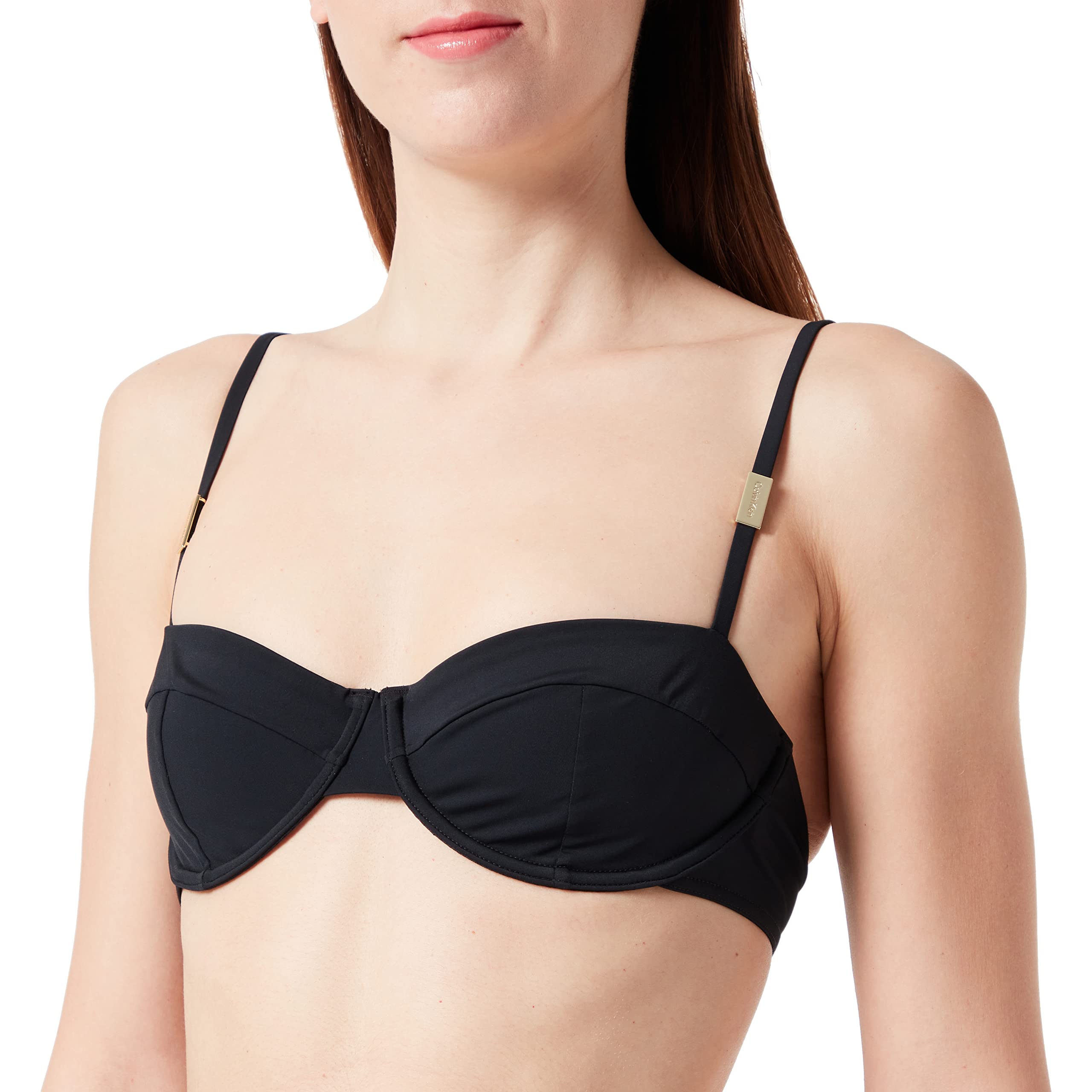 Calvin Klein Top Bikini a Balconcino Donna con Ferretto