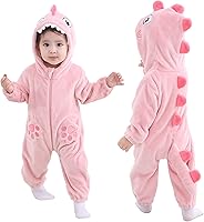Vista 30 de TONWHAR Baby Boy's Girl's Animal Bodysuit Infant And Toddler's Romper Jumpsuit Halloween Costume Partywear Mono marrón