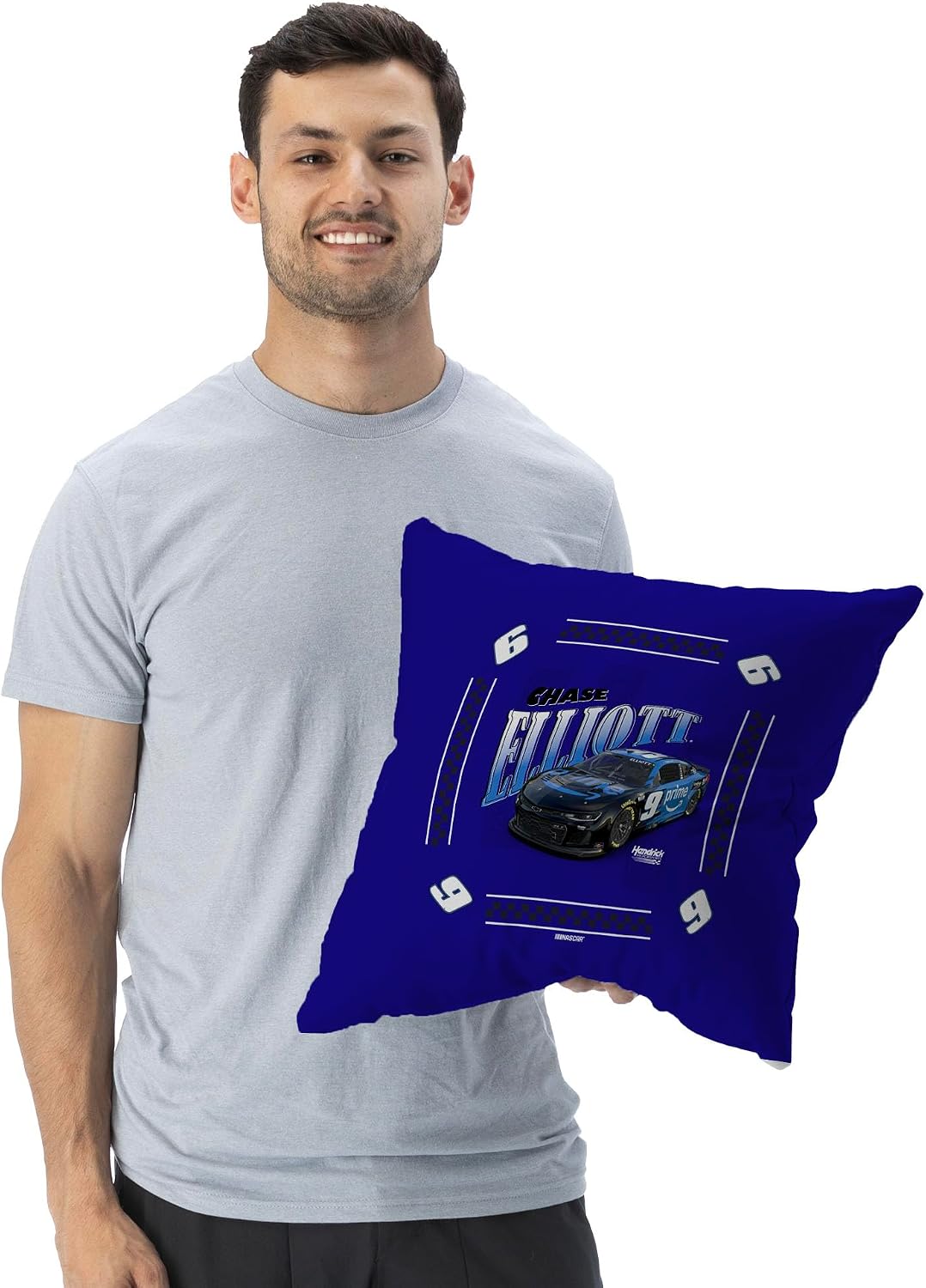 Northwest U.S. Soccer Double-Sided Throw Pillow, Patriotic Decorative Accent Cushion, 18x18 Inches