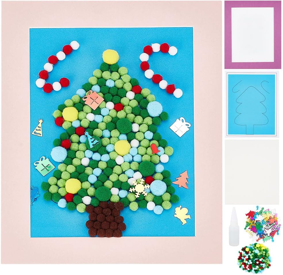 WEBEEDY Kit De Sac Crochet Pour Sapin De Noël DIY Kit De Fabrication De Sac Bandoulière Set De Démarrage Au Crochet Pour Débutants Avec Tutoriel Étape Par Étape Fil Et Outils Cadeau