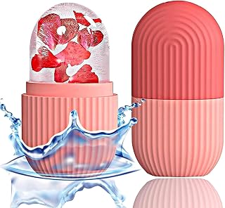 (Pack of 2) Ice Roller for Face & Skin Care | Face Ice Roller Massager for Men & Women | Ice Cube Roller for Glowing Skin,... Price In India