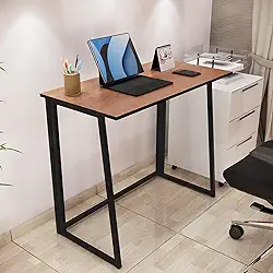 Escrivaninha Mesinha Portátil Multiuso Home Office Dobrável (Freijó)
