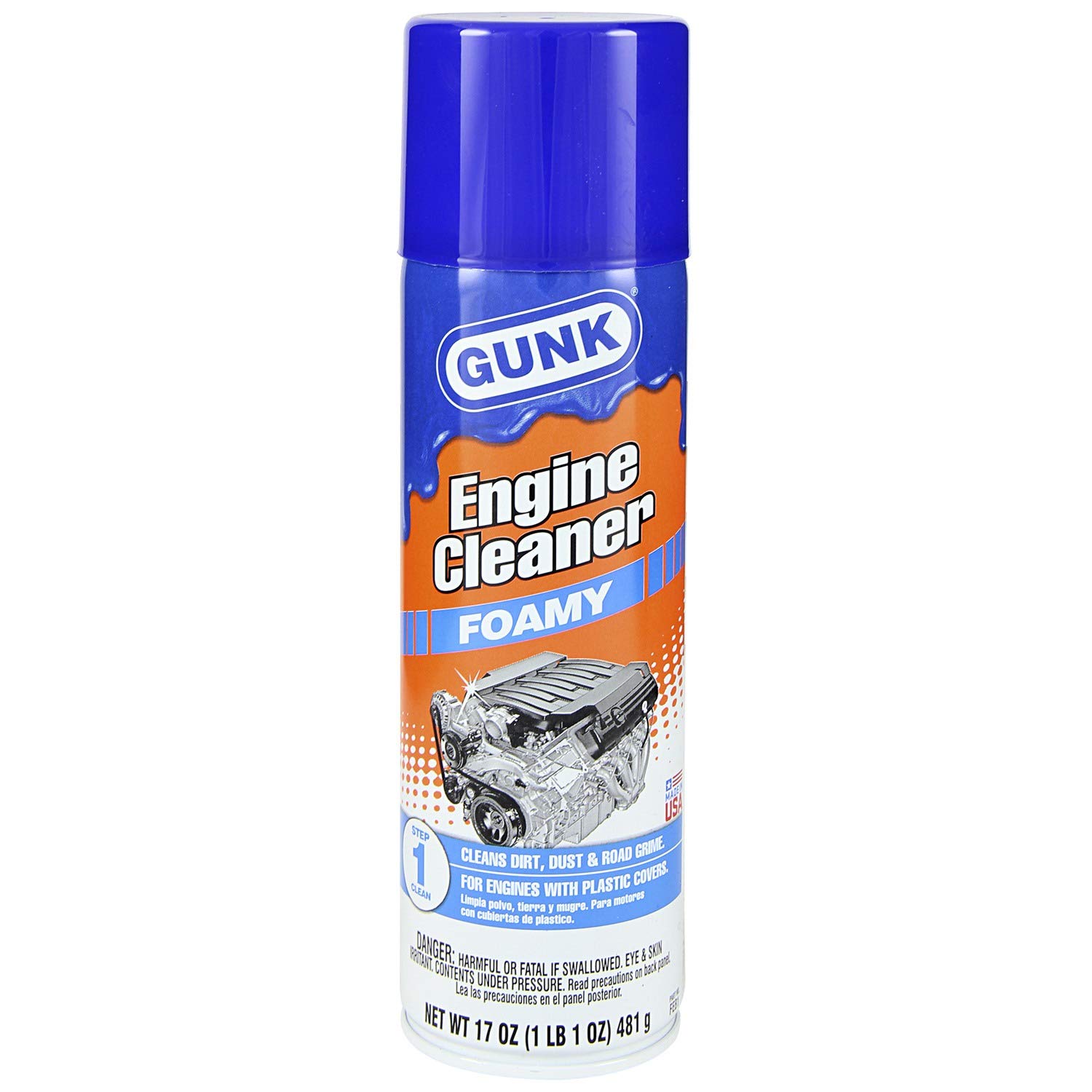 Gunk Foamy Engine Cleaner : Automotive