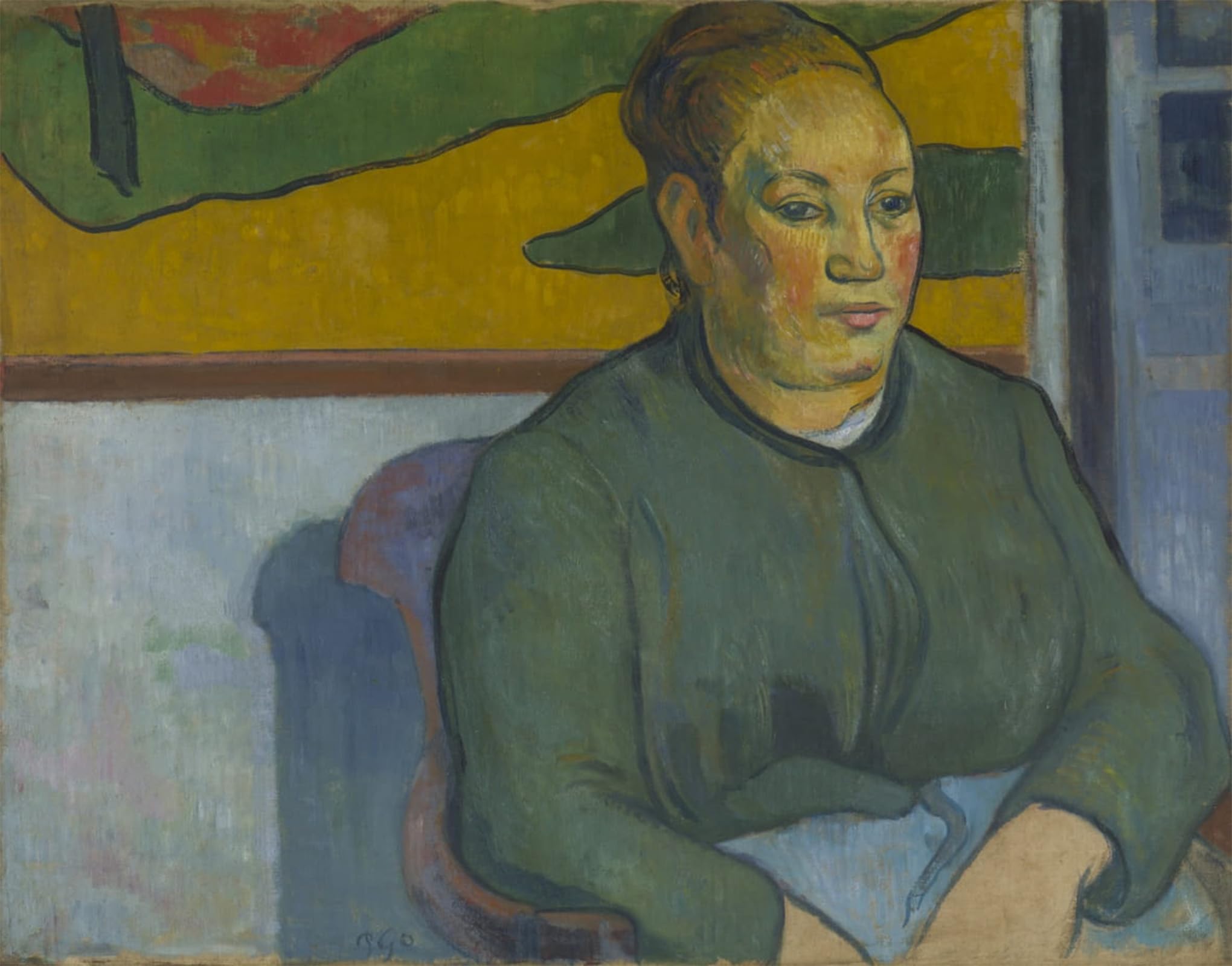 SERENDIPITP Aesthetic Poster Photo Wall Print Retro Picture Madame Roulin by Paul Gauguin Modern Wall Artwork for Home Decor 60x90cm