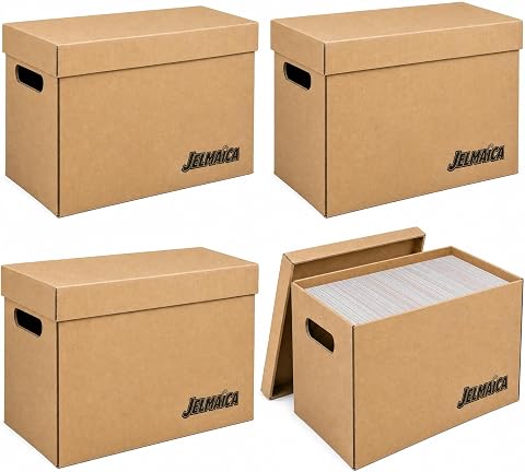 Comic Book Storage Boxes, Silver Age, 150+ Comics, 4-pack