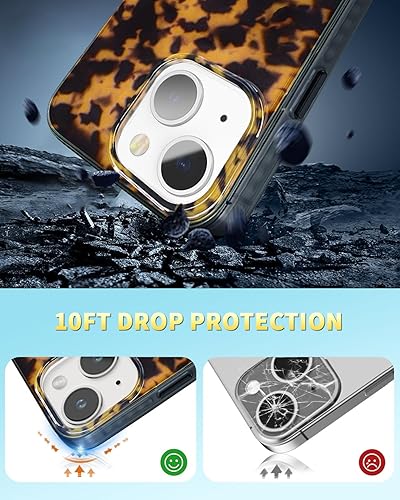 Miniatura 179 de SCORPIFY Funda para iPhone 14 [compatible con MagSafe] con diseño de mármol azul fantasía, bonita funda magnética para teléfono para mujeres, niñas