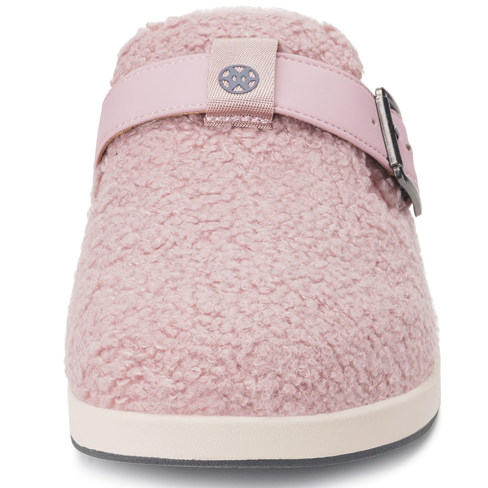 Pantofole da Donna Uomo Invernali Calde Pelliccia Zoccoli e Sabot Scarpe da Giardino Comode Ciabatte Pelose Indoor Outdoor,Rosa,38 EU