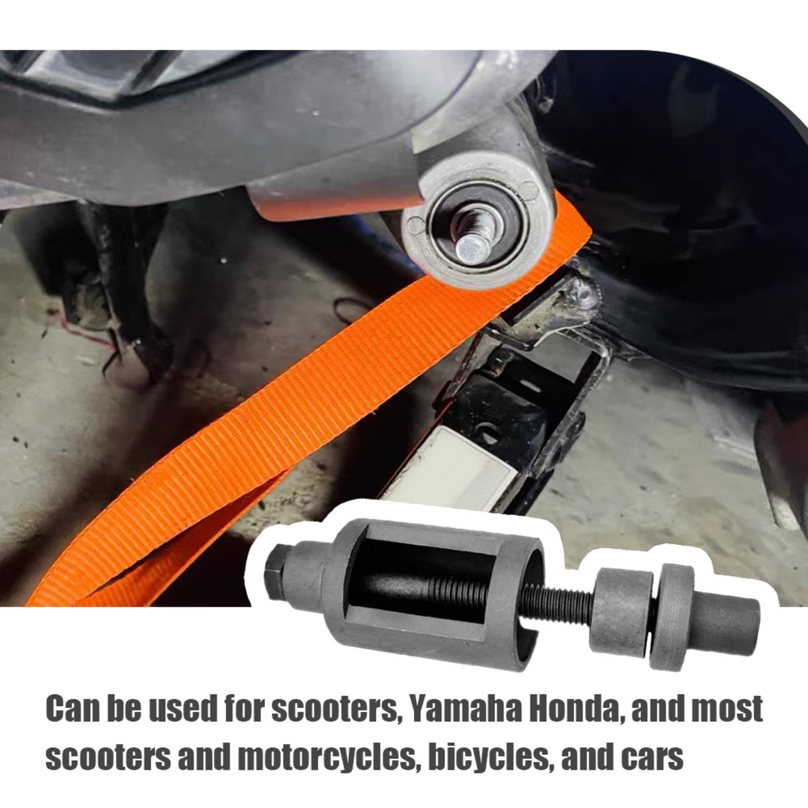 Strumento per manicotto per albero medio motociclo, estrattore per boccole motori,Strumento per cuscinetti per boccole per moto - Rimozione boccole motore per scooter, strumento di estrazione