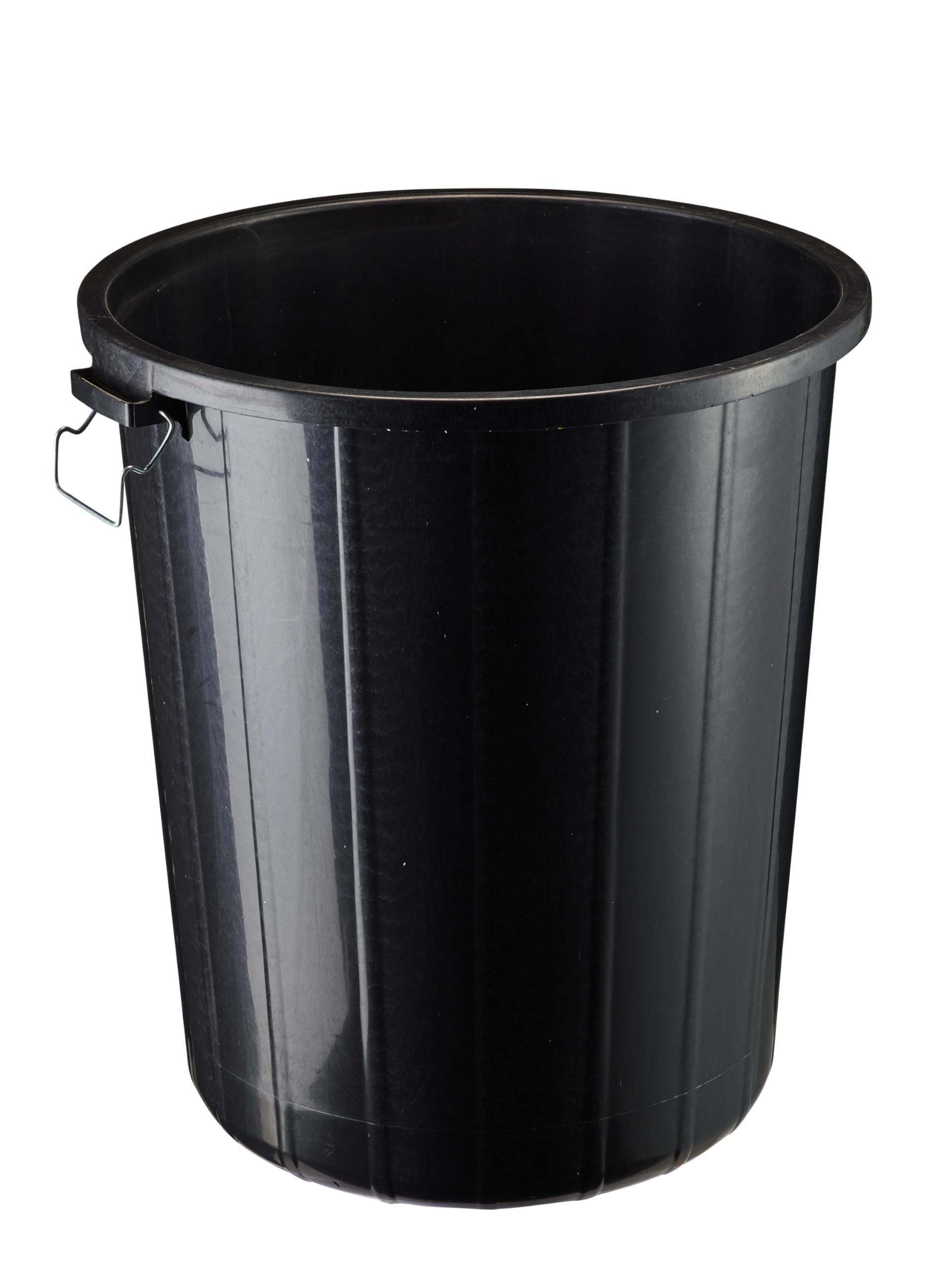 ROSSIGNOL Poubelle de rue avec couvercle. Capacité 85L, Système de verrouillage, Poubelle grande contenance, Idéal pour les déchets extérieurs RONDO