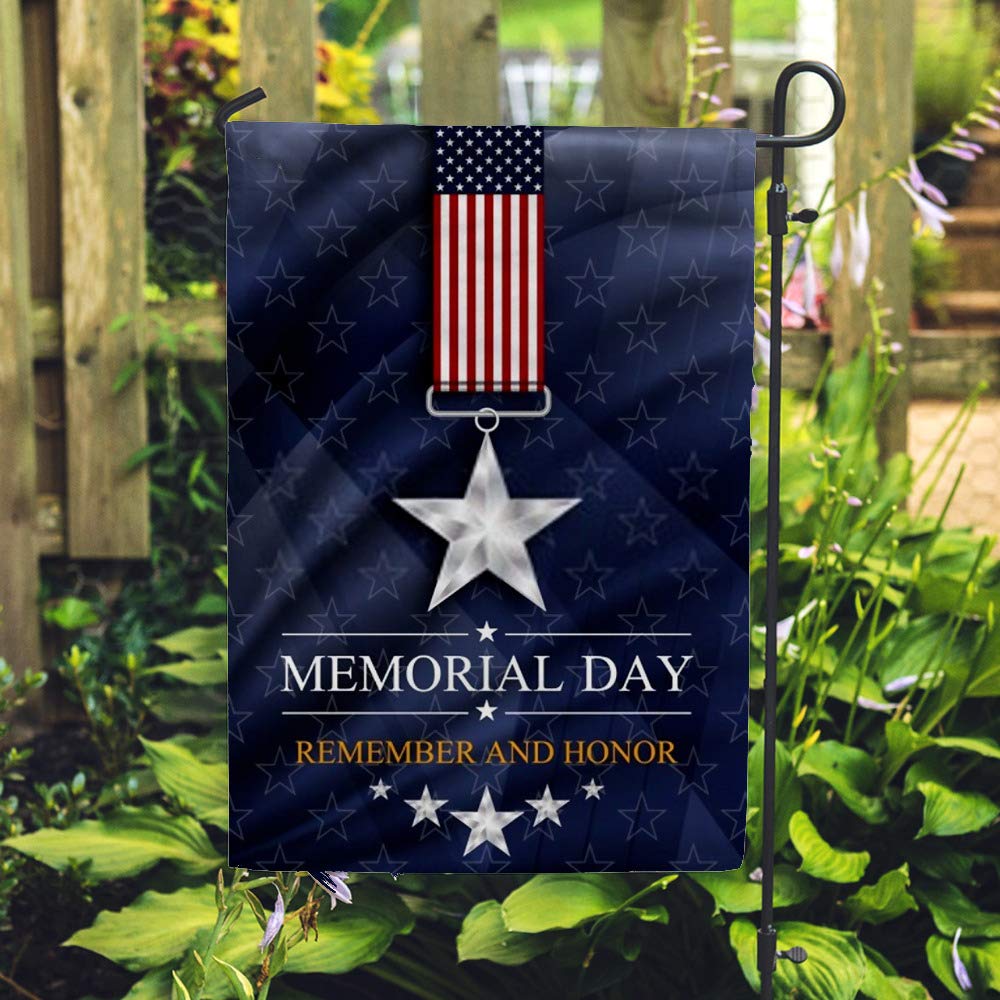 ZHONGJI Gartenflaggen 71,1x101,6 Cm – Doppelseitig, Polyester, Patriotische USA Motive, Für Haus & Garten, UV-beständig