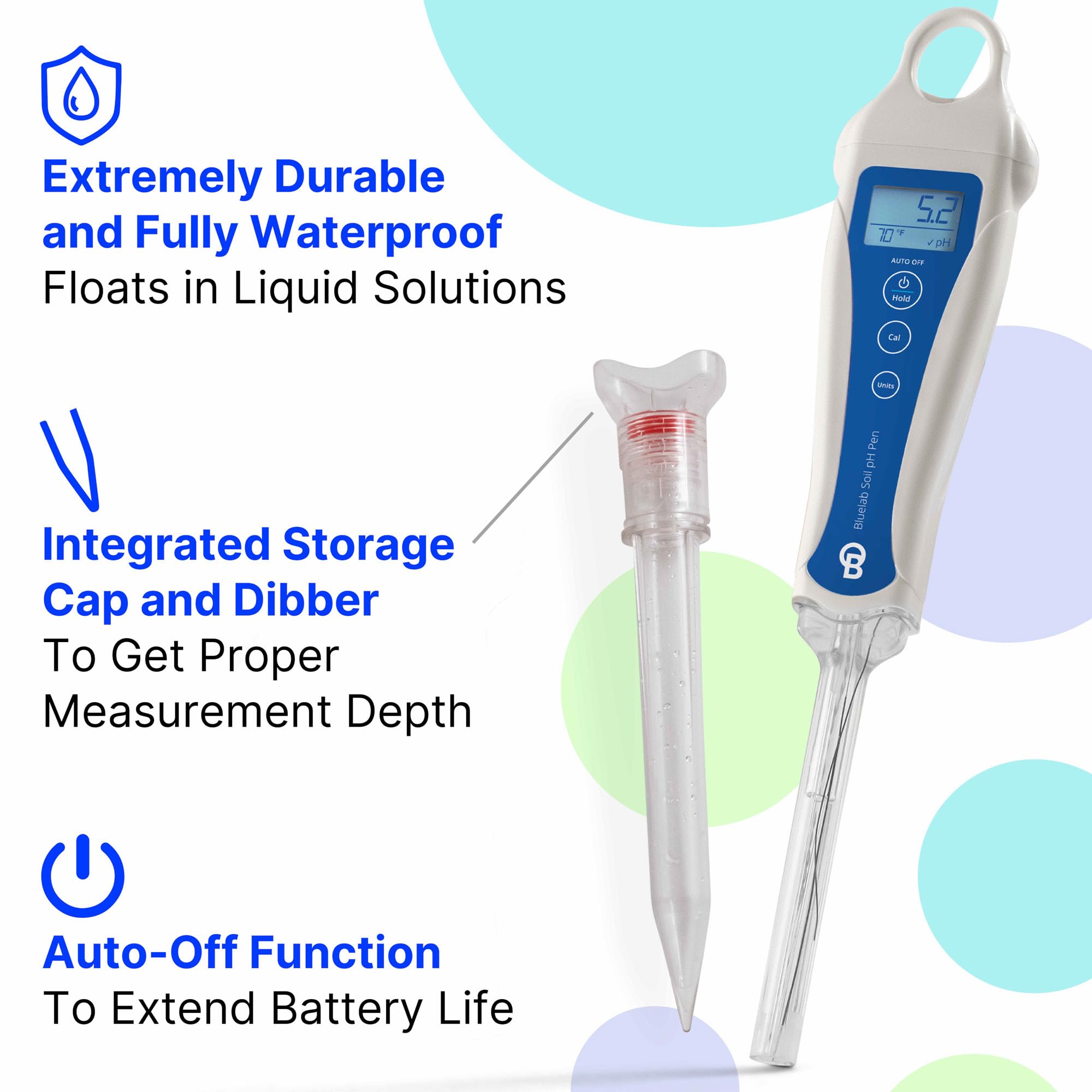 Bluelab PENSOILPH PH Meter, White
