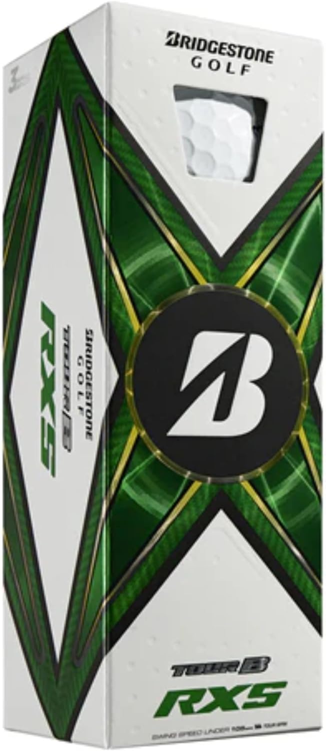 MYCUSTOMGOLFBALL Bridgestone Tour B RXS Personalized Golf Balls - Logo Golf Balls - Custom Golf Balls (Set of 12)