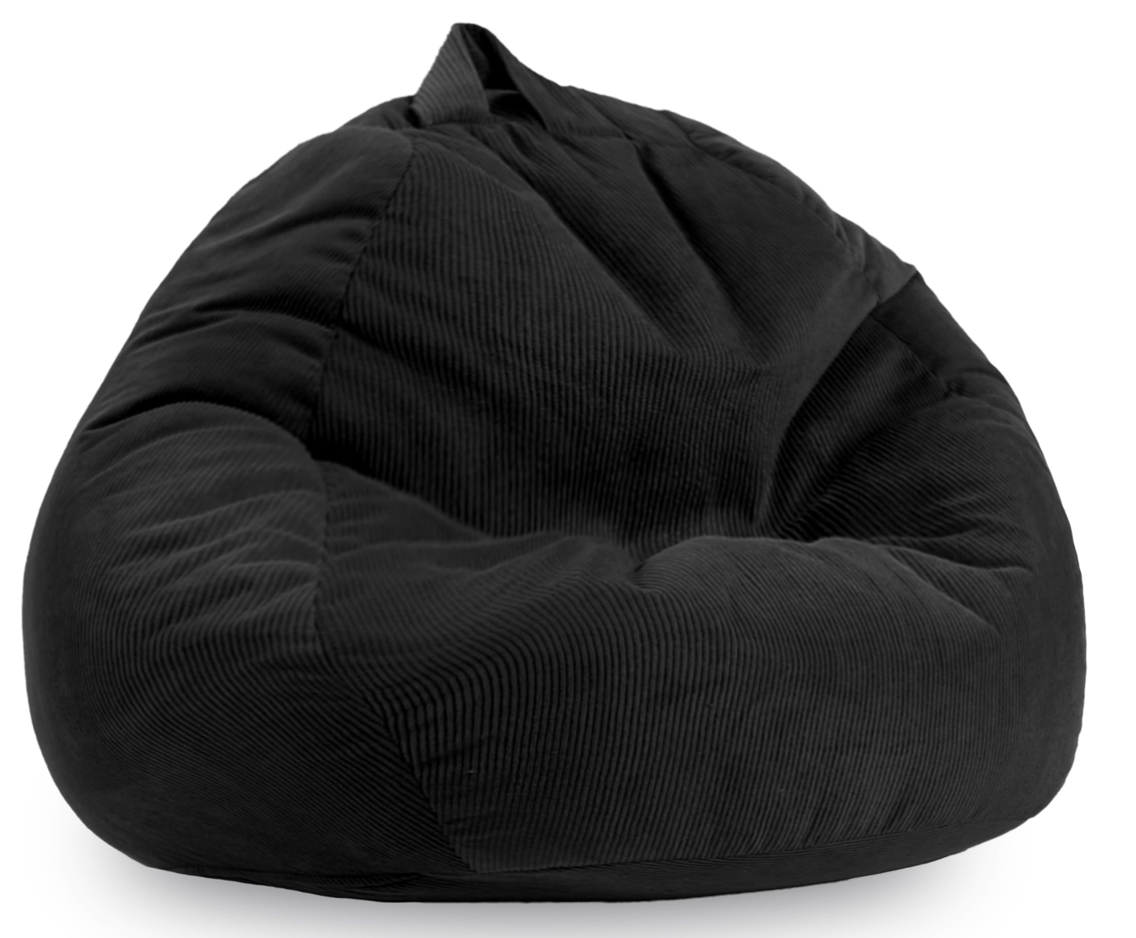 4FT Memory Foam Bean Bag Chairs for Adults Women Men Teen Sofa Comfoy Chair Large Beans Bags Sofa Black 4FT
