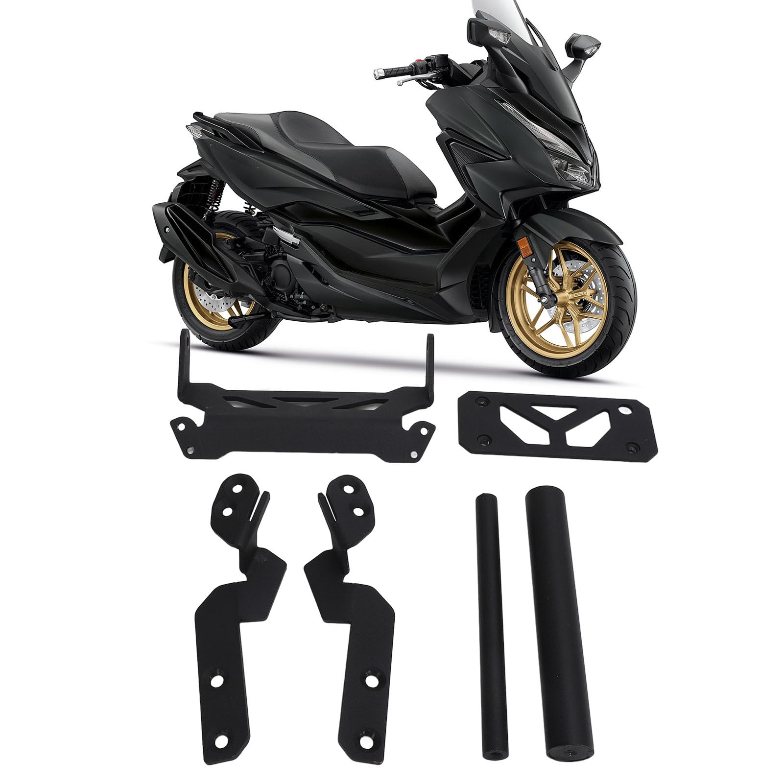 Focket Uchwyt na Telefon Motocyklowy, Stabilny Metalowy Wspornik Obrót o 360 Stopni Uchwyt na Telefon Motocyklowy, Motocykl z łatwą instalacją dla 350 NSS350 2021-2023