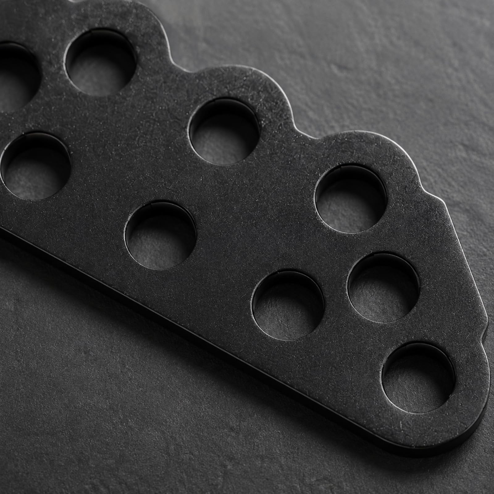 Sharplace Placa Conexión para Poleas Resisn | Multiorificios, Reforzado, Placa Polea con Mosquetones, para Gimnasio en Casa, Eniastas