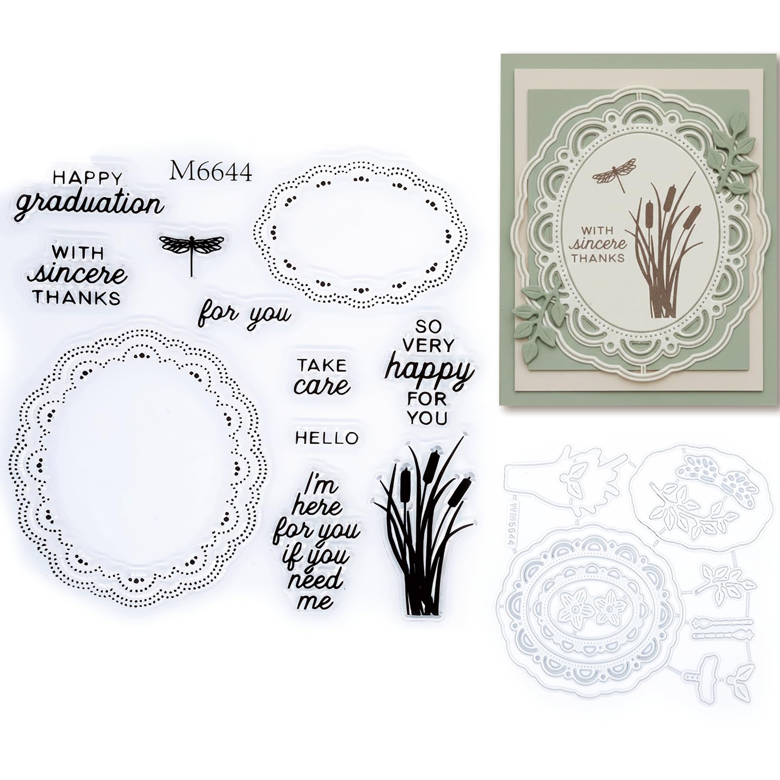 2025-2026 Stamps and Dies for Card Making, Stamps and Dies Set 2025 for Christmas and Halloween, Die Cut DIY Various Festivals Album Scrapbooking Birthdays Greeting Card (6648) — view 13