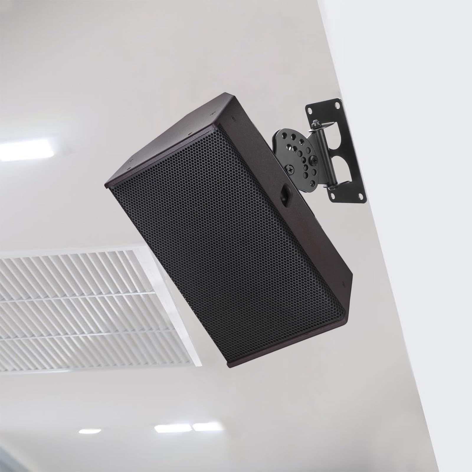 Soportes de pared para altavoces resistentes, soportes giratorios de 180 ° para altavoces, soporte de sistema de sonido envolvente grande para el hogar, soportes de pared universales para