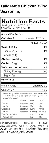 Miniatura 3 de Premium | Condimento de alas | Paquete de 2 | Cocteleras grandes | Condimento de alas de pollo Tailgater | Condimento de alas de pollo de búfalo |