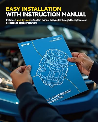 Miniatura 7 de PHILTOP Compresor de aire acondicionado 471-1004 compatible con Element 2003 2004 2005 2006 2007 2008 2009 2010 2011