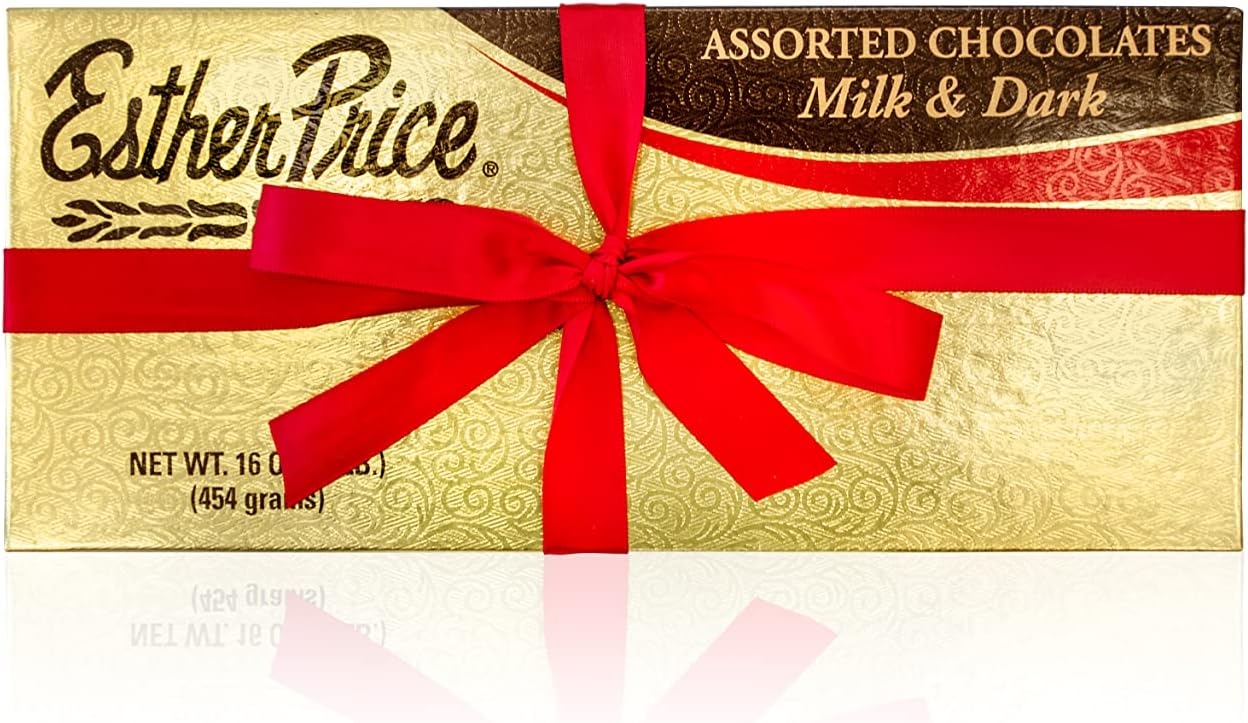Esther Price Candies Light and Dark Chocolate Assortment