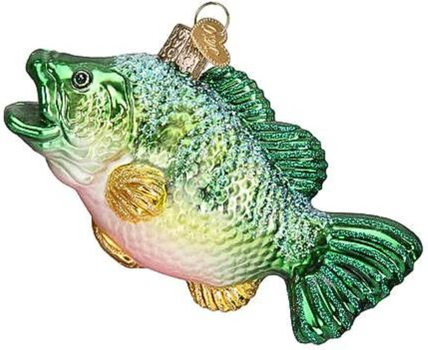 Old World Christmas Fish Collection Glass Blown Ornaments for Christmas Tree Alpine Rainbow Trout 3 x 4.25