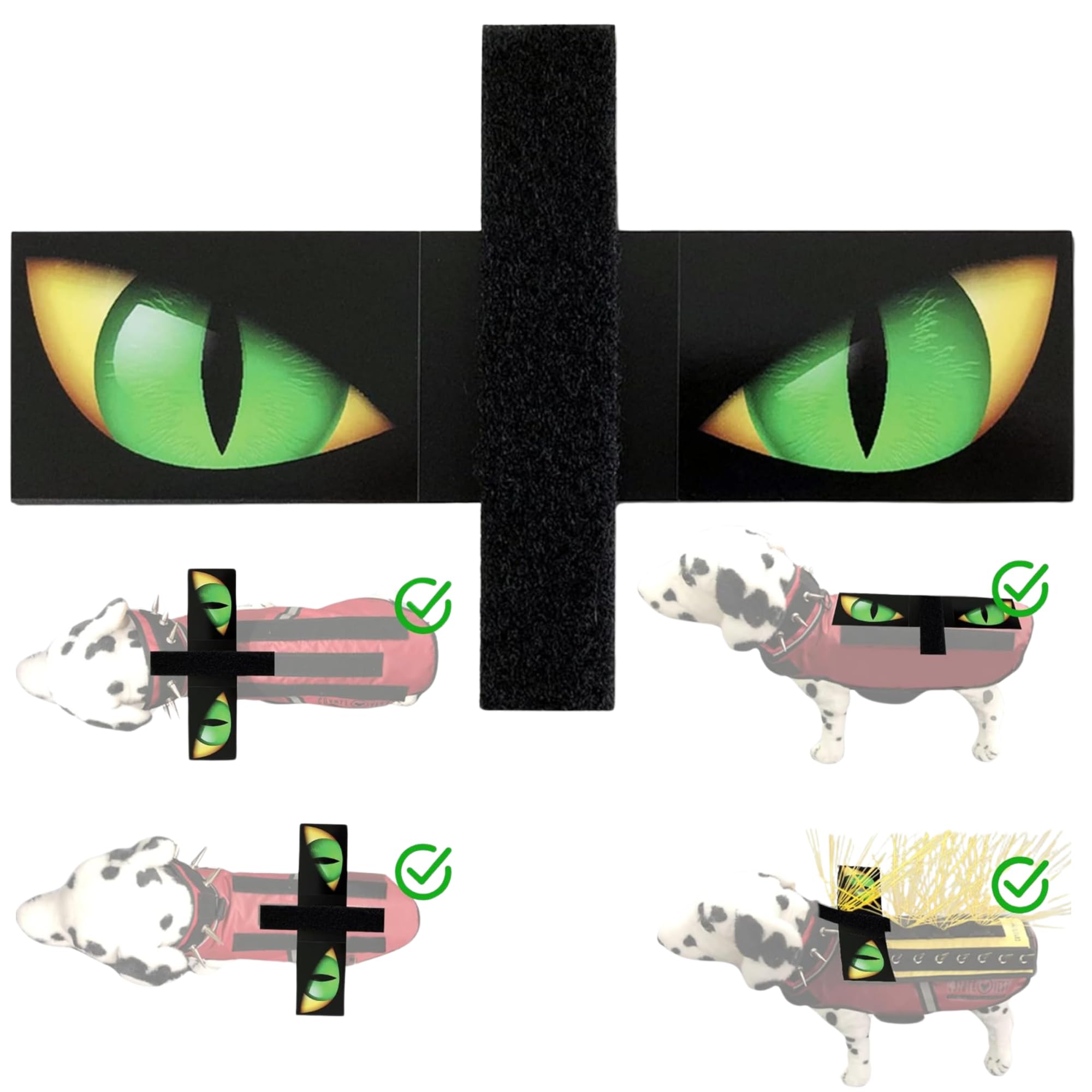 CoyoteVest Waterproof Flexible Hawk Eyes With Double Sided Velcro