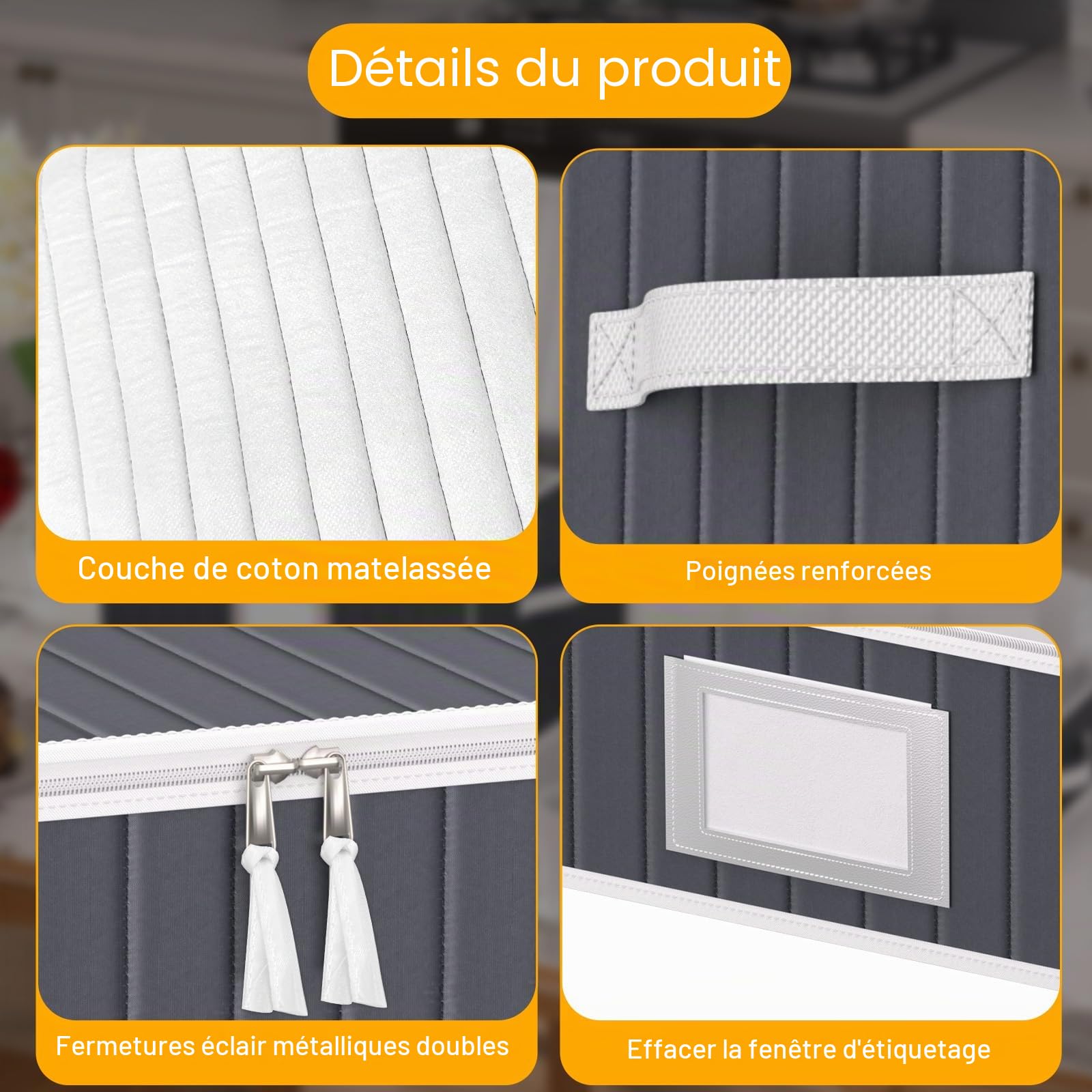 Boîte de rangement pour verres à vin, contenant de rangement en verre avec coque rigide, support latéral et de fond ainsi que des séparateurs rembourrés, lot de verres à pied empilables pour