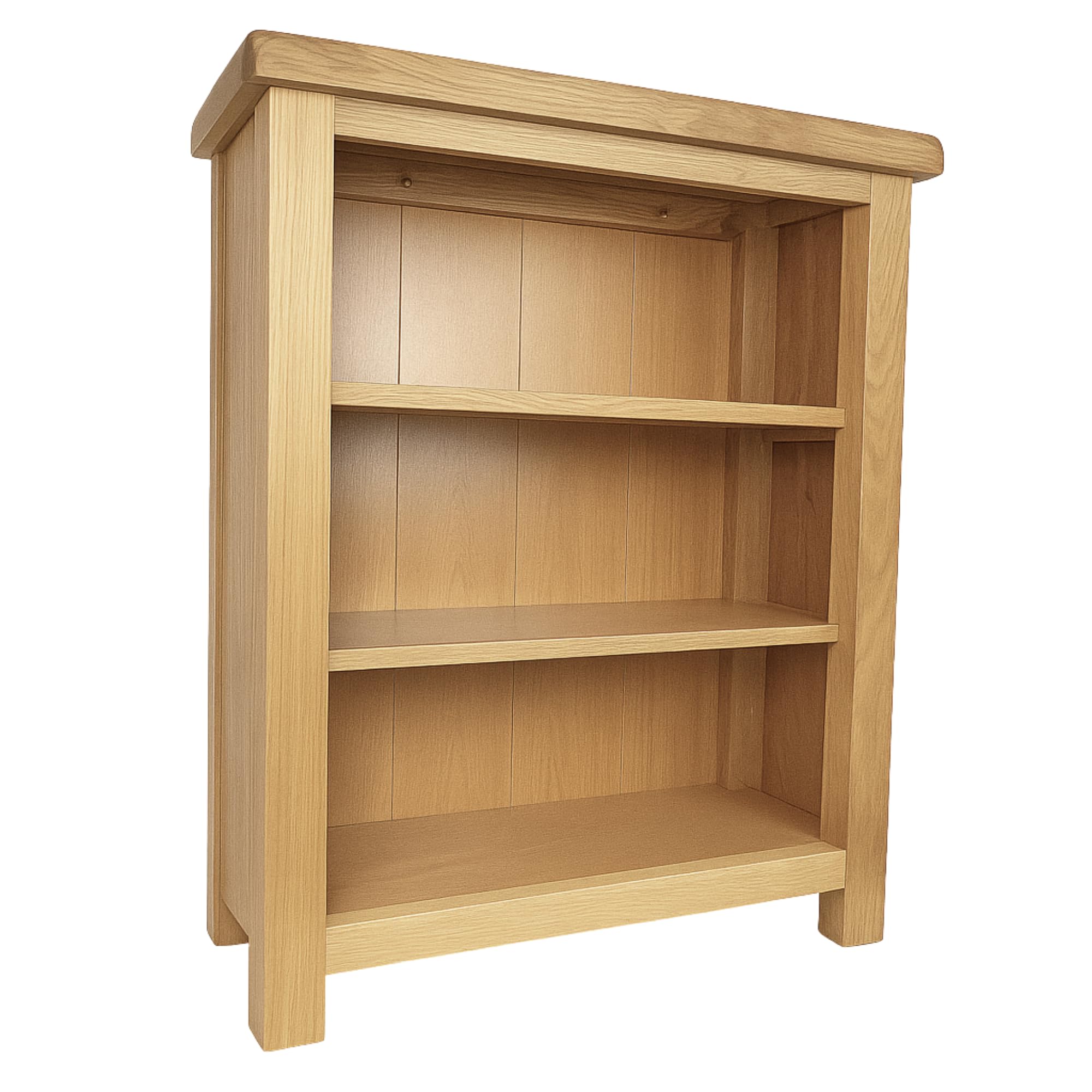 Rooksley Bookcase, Wood, Rustic Oak, One Size