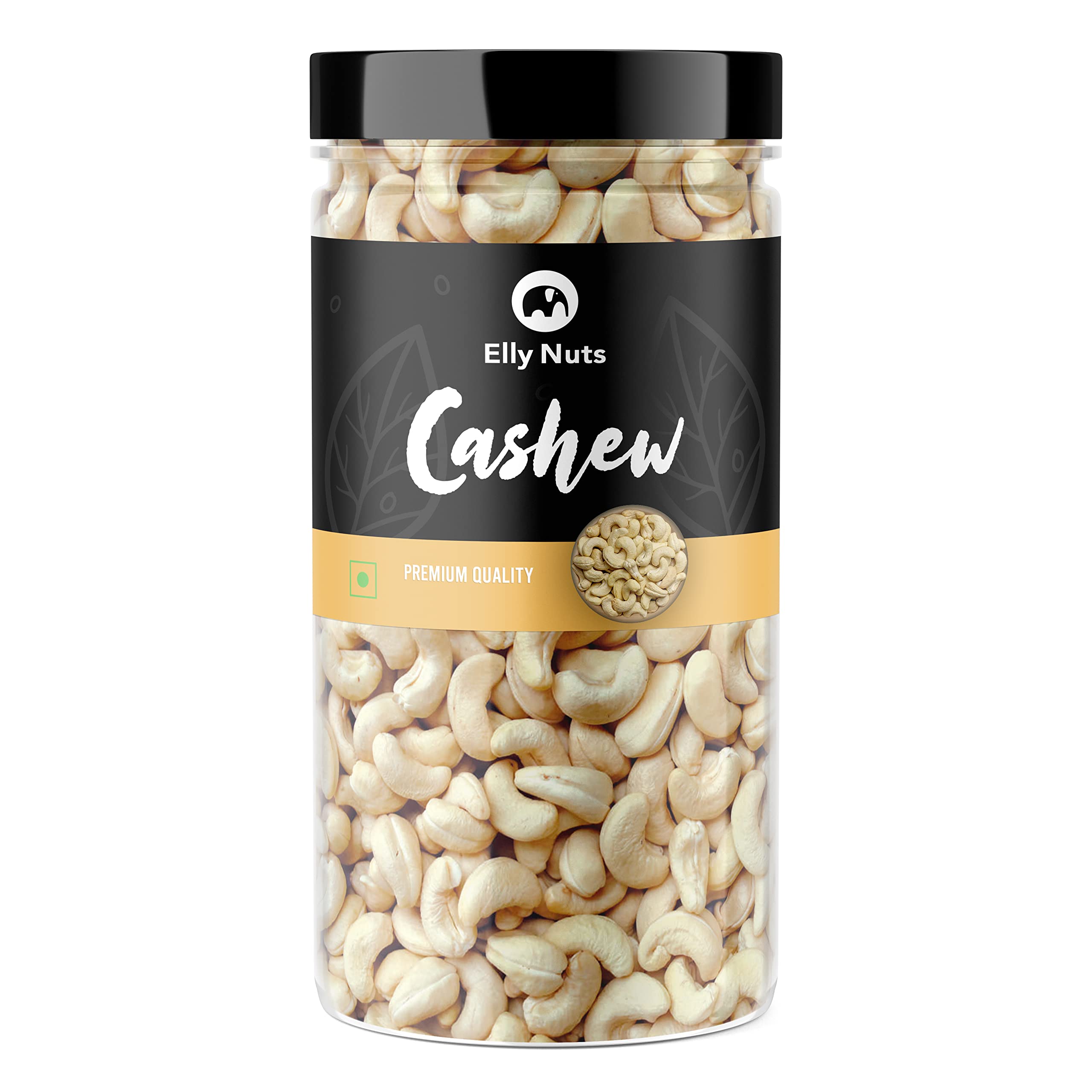 Elly Nuts Whole Cashew Nuts| Whole Plain Kaju 500 gms | Cashew Dry Dry Fruit Whole Cashew Nuts W270 [Jar Pack] - Diwali Gift Pack (B09NW7MMKL) Amazon Price History, Amazon Price Tracker