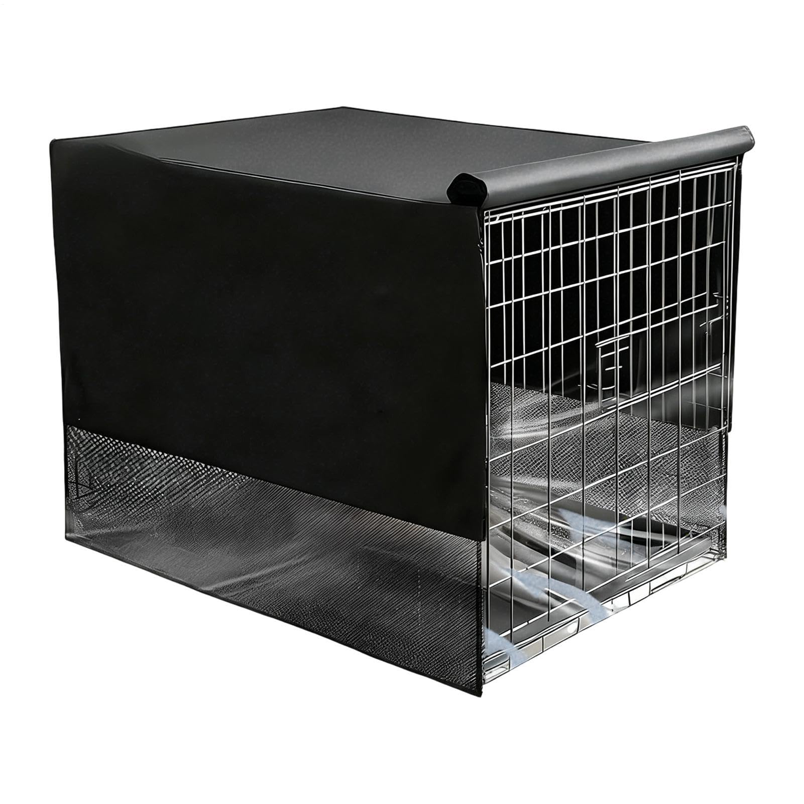 Blackout dog cage shade pour créer un espace de nuit calme pour chiot et chien en intérieur