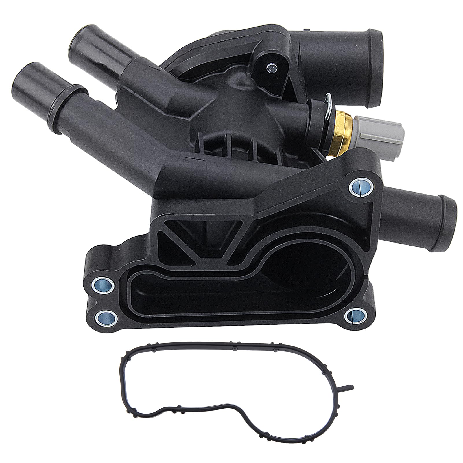 DOCAS Termostato 1872633 Compatible para Ford B-MAX JK C-MAX II Fiesta 6 7 8 Focus 3 Mondeo 5 1.0 EcoBoost