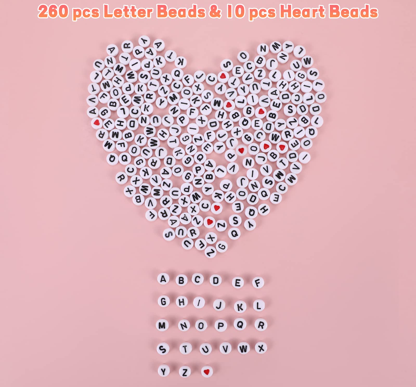 60000pcs 2mm Glass Seed Beads Kit – 96 Colors With Letter Beads & Tools For Bracelet Making Jewelry DIY - View #6