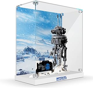 PIPART Acrylic Display Case for Lego 75306 Star Wars Imperial Probe Droid Collectible Building Toy, Display Case ONLY, Lego Model NOT Included