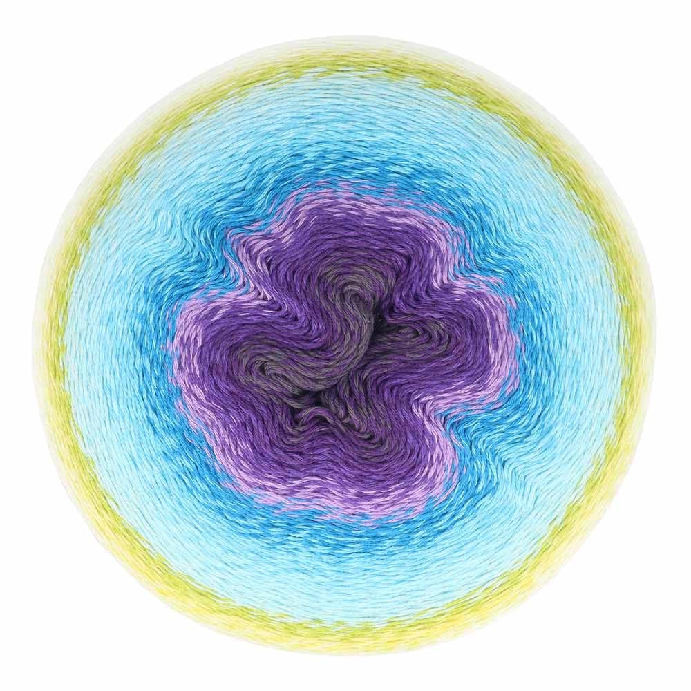 Fil Scheepjes Mega Whirl Noctura 403 en coton et polyester 3000m pour tricot