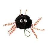 Halloween Soarin' Spider Launcher Catnip Cat Toy - Black/Orange, One Size