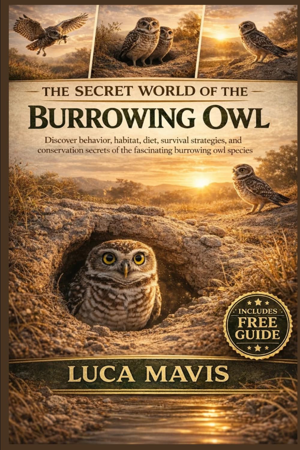 THE SECRET WORLD OF THE BURROWING OWL: Discover behavior, habitat, diet, survival strategies, and conservation secrets of the fascinating burrowing owl species