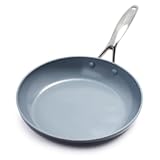 Valencia Pro Hard Anodized Healthy Ceramic Nonstick 12" Frying Pan Skillet&comma; PFAS-Free Cookware&comma; Stainless Steel Handle&comma; Induction Suitable&comma; Dishwasher Safe&comma; Oven Safe&comma;