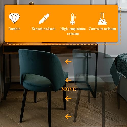 Miniatura 6 de 32 tapas plegables para patas de silla, tapas de mesa de PVC de 34 pulgadas, fundas redondas para patas de silla, protectores de suelo y tapas de