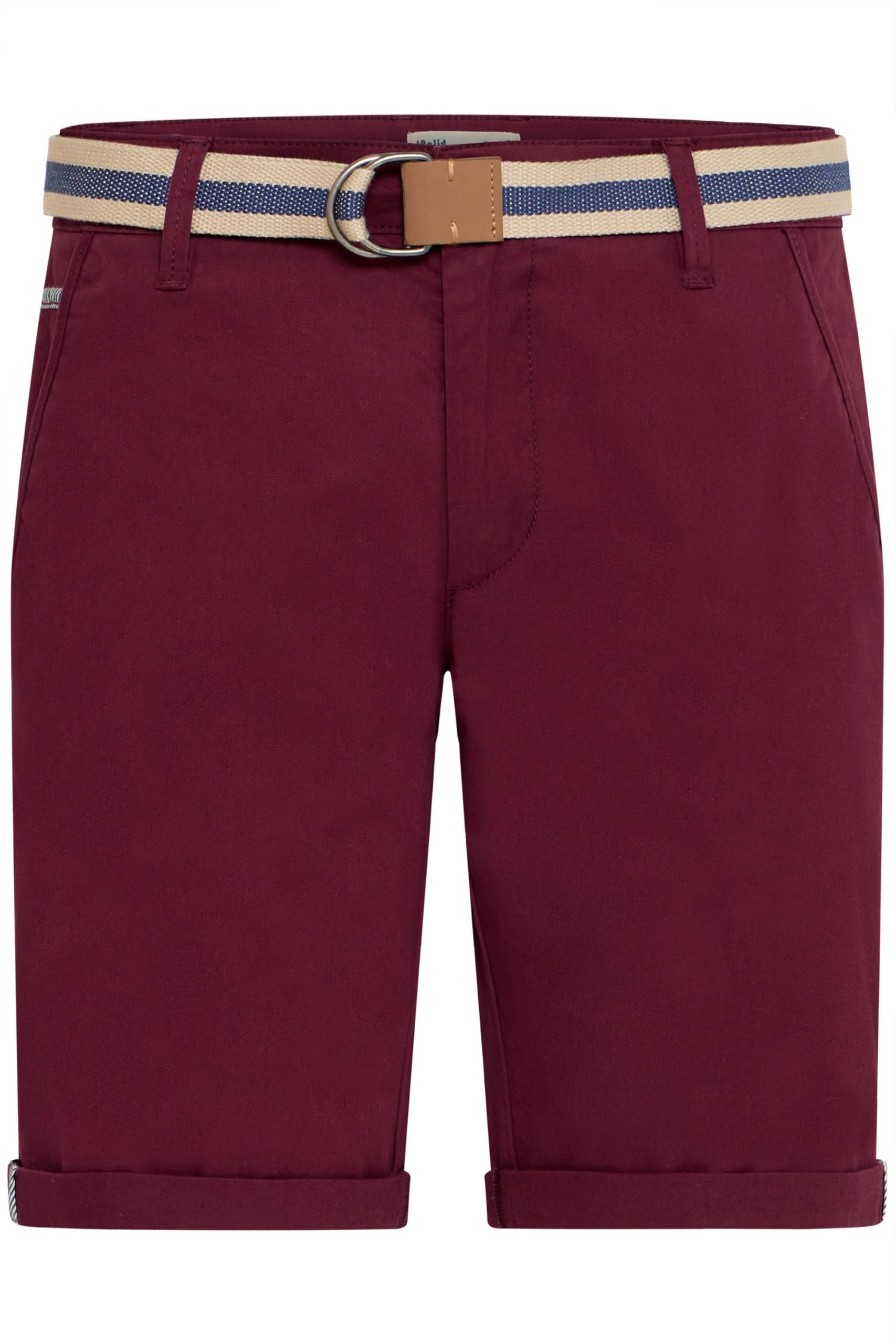 !Solid Monty Herren Chino Shorts Bermuda Kurze Hose mit Gürtel aus Stretch-Material Regular-Fit