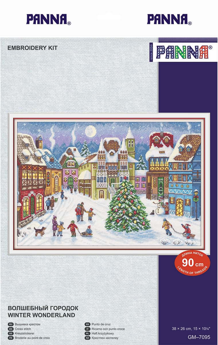Zestaw do haftu krzyżykowego Panna : Winter Wonderland