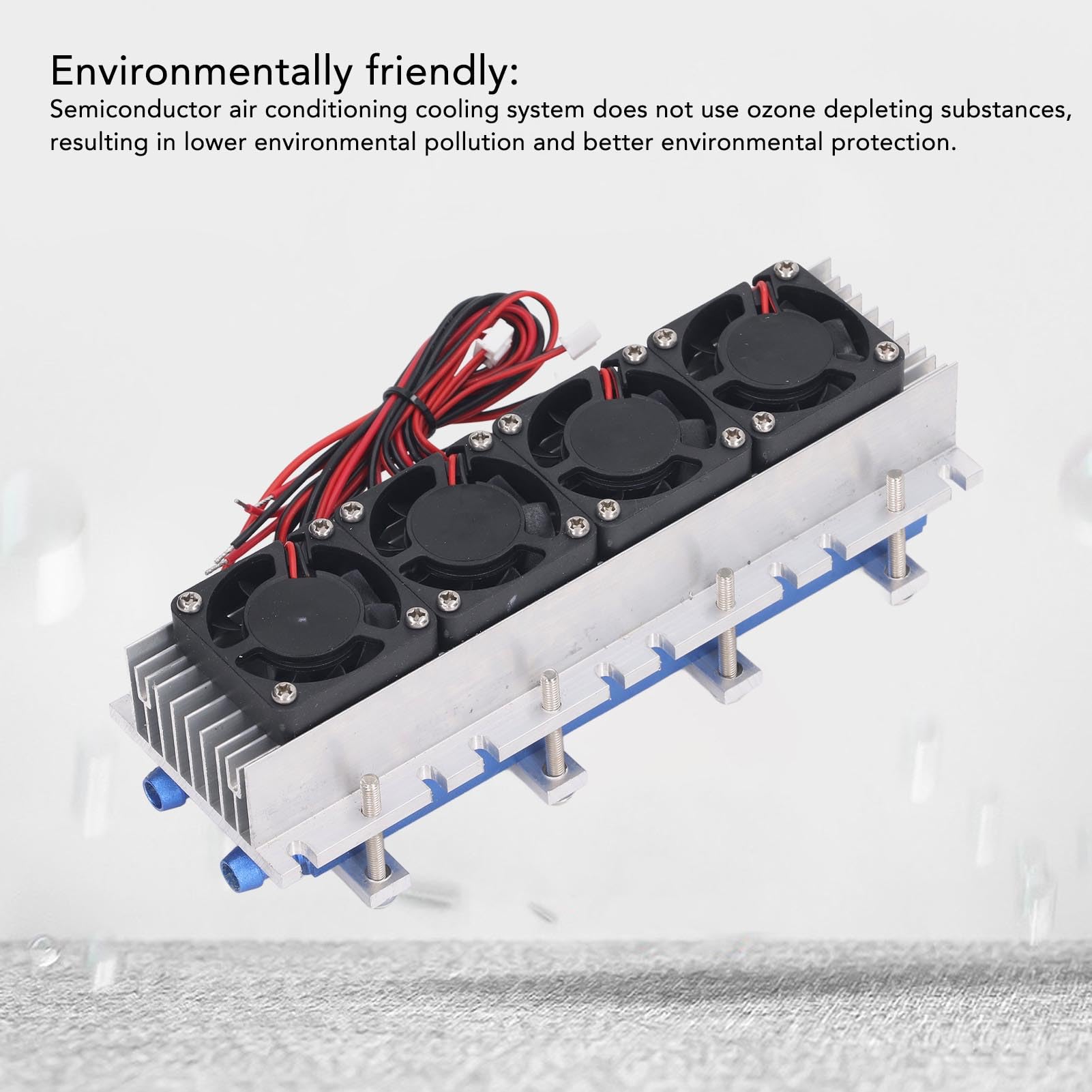 Mini Condizionatore D'aria, DC12V 30a 288W Kit Sistema di Raffreddamento a Refrigerazione Raffreddamento Rapido Risparmio Energetico Sistema di Raffreddamento a Semiconduttore Silenzioso Kit Fai da Te
