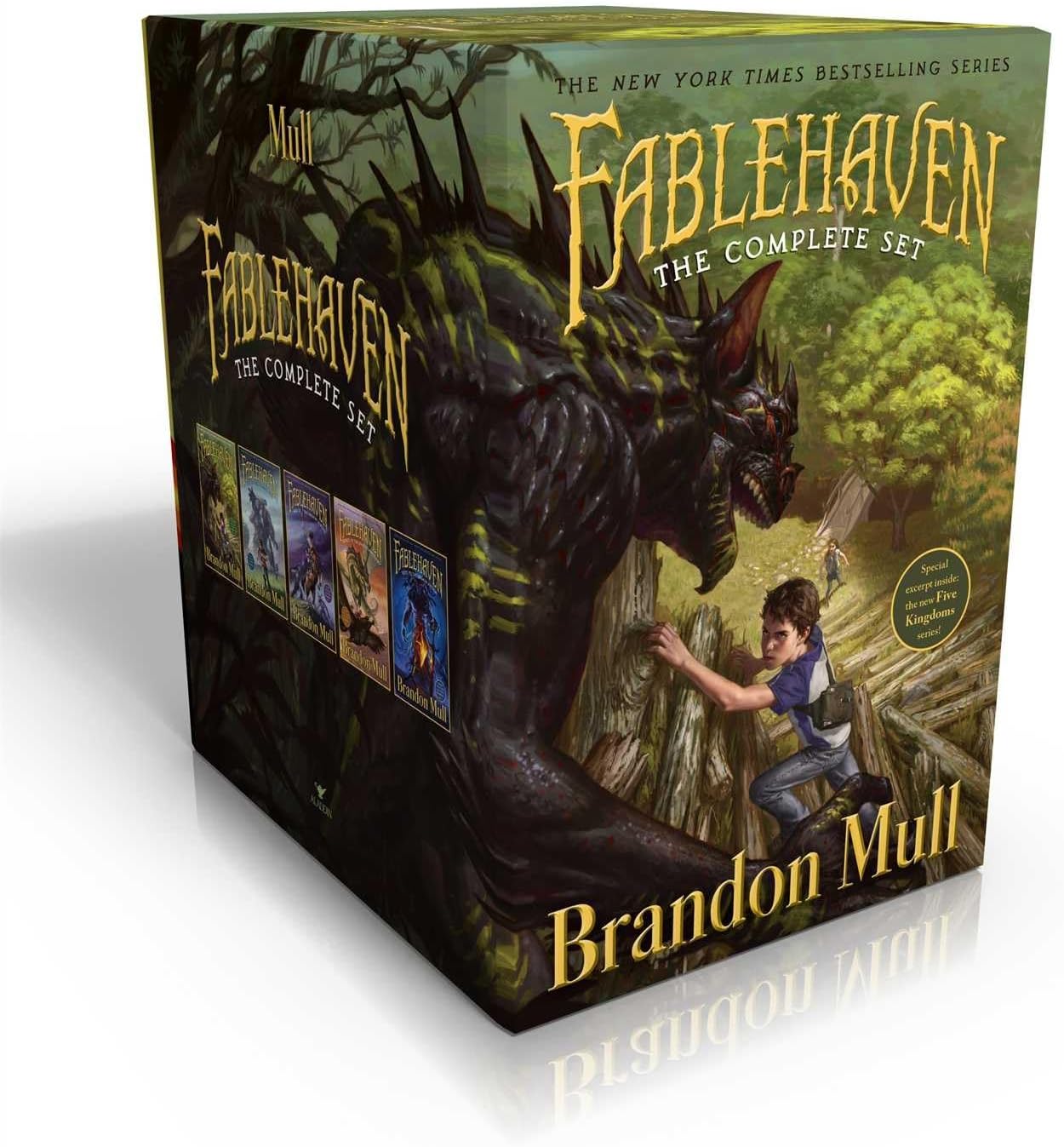 Fablehaven Complete Set (Boxed Set): Fablehaven; Rise of the Evening Star; Grip of the Shadow Plague; Secrets of the Dragon Sanctuary; Keys to the Demon Prison