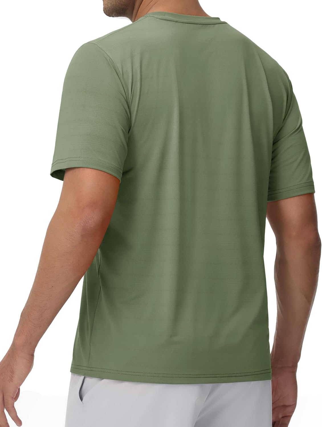 TACVASEN Men's Lightweight Athletic T-Shirts Quick Dry Workout Gym Tops Short Sleeve Running Tee Shirt Performance Activewear - Image 2