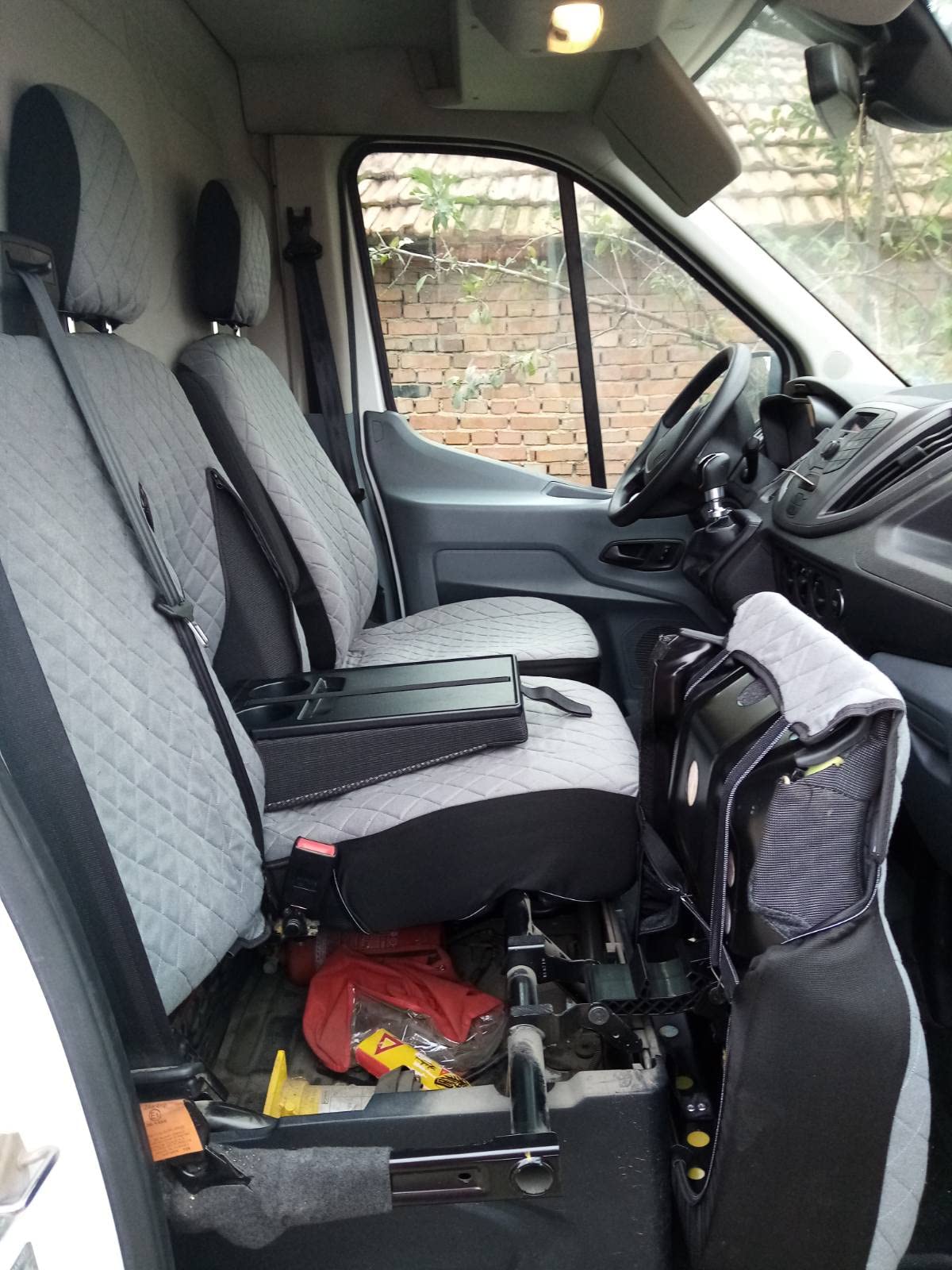 Coprisedili Ford Transit Custom 2012 - Set Anteriore Completo, Compatibile Con Airbag - Foto 2