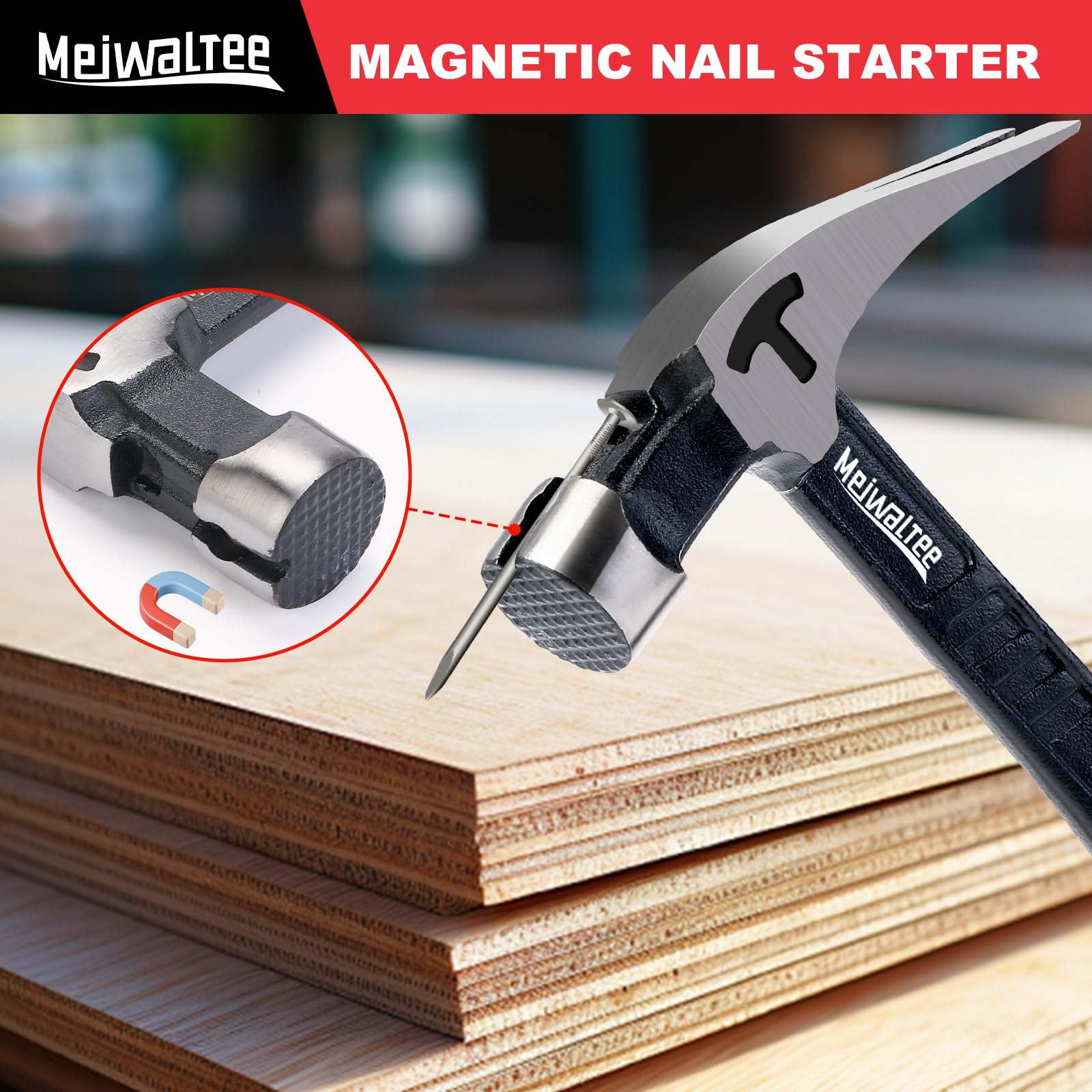 Heavy Duty Forged Hammer - 20oz Rip Claw -5
