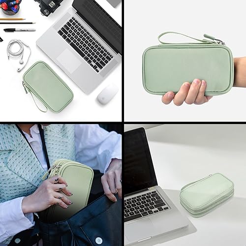 Miniatura 7 de Organizador electrónico para cables de viaje, funda organizadora electrónica, bolsa organizadora de accesorios electrónicos para banco de energía,