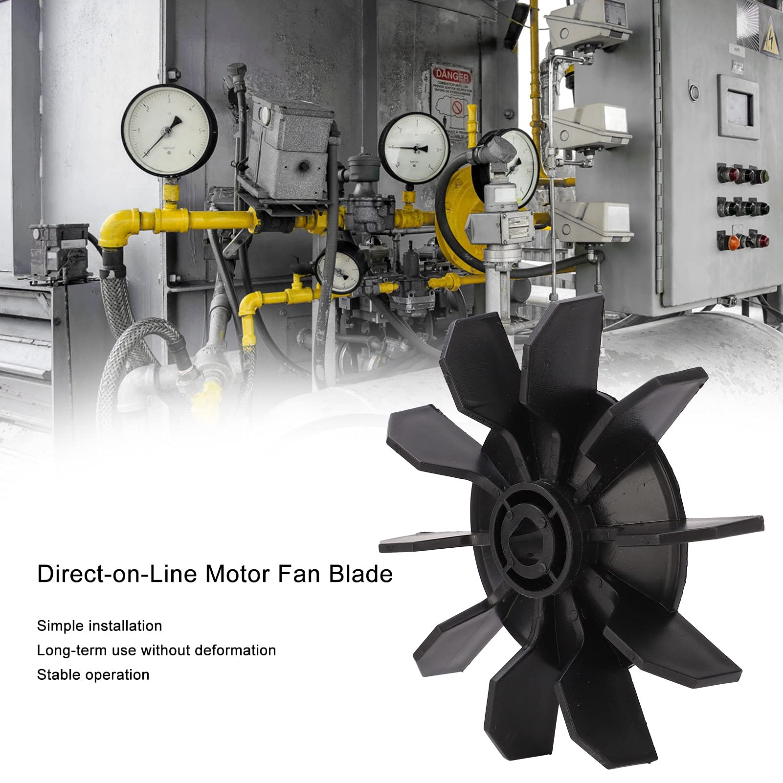 Pale De Ventilateur De Compresseur D'air, Moteur En Ligne Direct, Arbre De 14mm, Diamètre Extérieur De 135mm, Moteur En Ligne Direct, Arbre De 14mm, Extérieur De 135mm