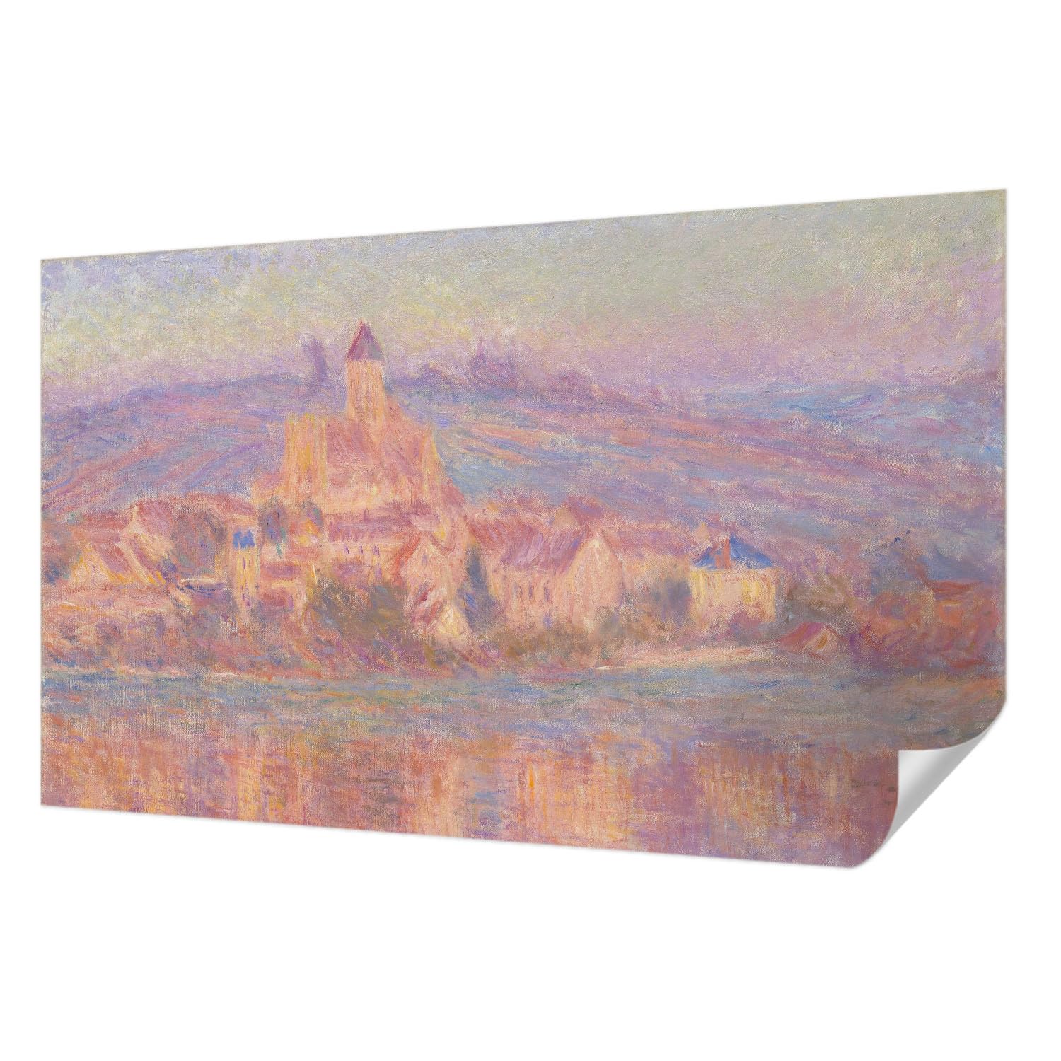 Papier peint auto-adhésif panoramic 416x254 cm Tulup pour decoration salon Une ville charmante