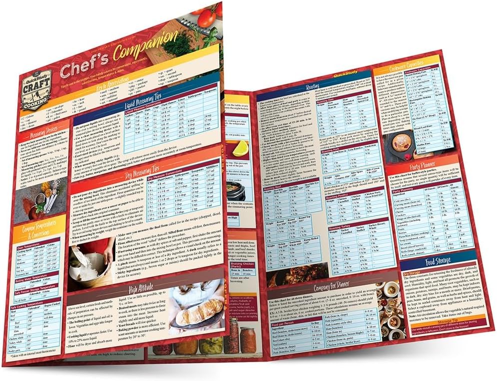 Chef's Companion: a QuickStudy Laminated Reference Guide (Quickstudy Reference Guide)