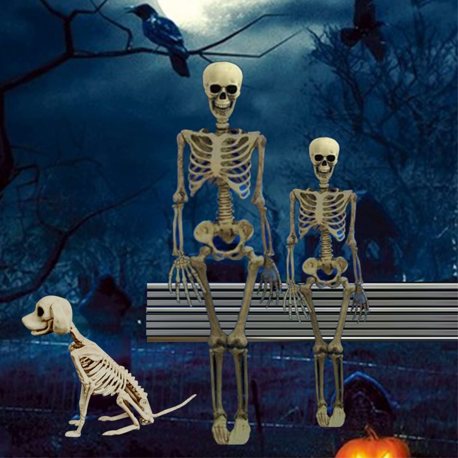 Buy Halloween Skeleton Life Size,Skeletons for Halloween Full Size